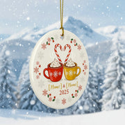 Couple 2025 2026 - Personalized Christmas Ornament - Faith In My Bag is a brand operated by Gemini Clothing LLC