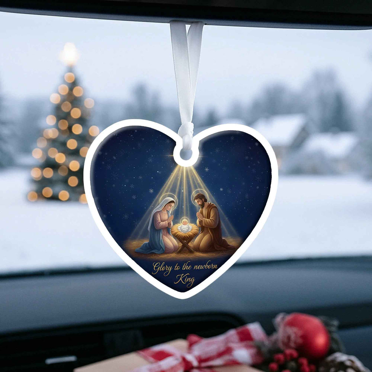 Glory to the Newborn King Christmas Ornament
