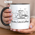 Cute Bookworm Gift Mug - Faith In My Bag is a brand operated by Gemini Clothing LLC
