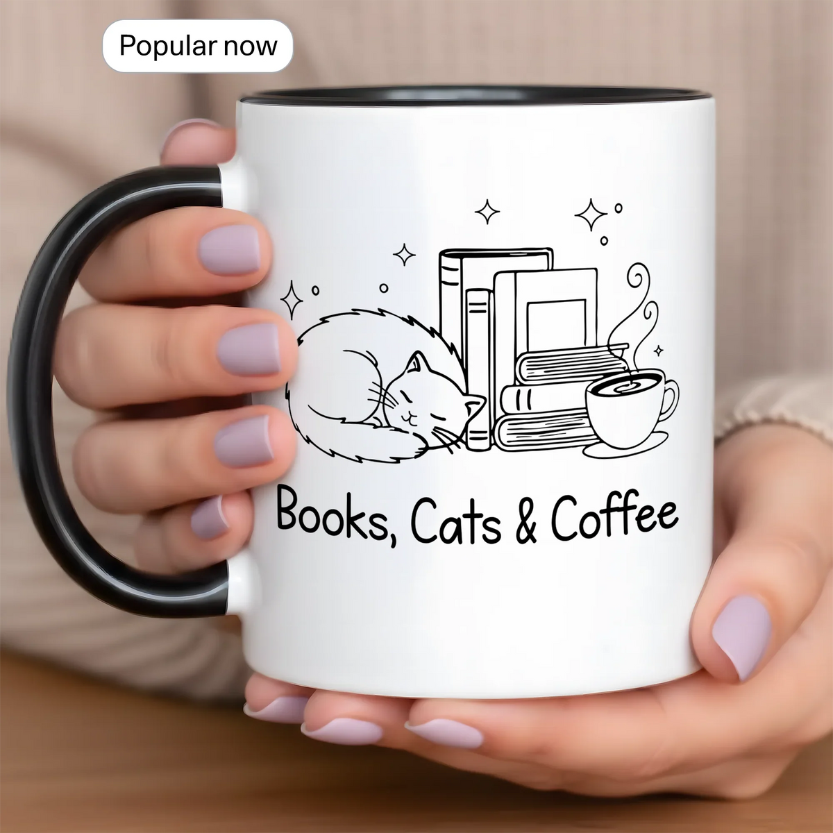 Cute Bookworm Gift Mug - Faith In My Bag is a brand operated by Gemini Clothing LLC