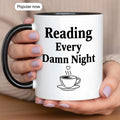 Late-Night Reading - Personalized Gift Mug - Faith In My Bag is a brand operated by Gemini Clothing LLC