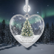 Christmas Tree Glass - Personalized Christmas Ornament - Faith In My Bag is a brand operated by Gemini Clothing LLC