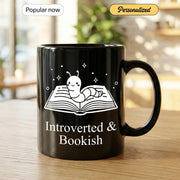 Introverted and Bookish - Gift Mug - Faith In My Bag is a brand operated by Gemini Clothing LLC