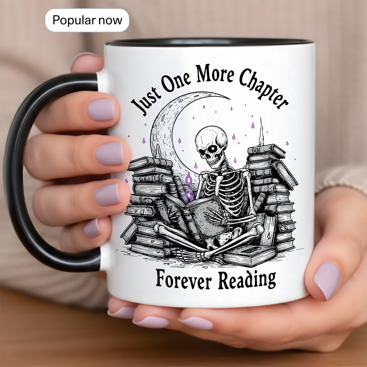 Just One More Chapter Coffee - Gift Mug - Faith In My Bag is a brand operated by Gemini Clothing LLC