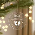 Baby's First Christmas 2025 - Personalized Christmas Ornament