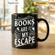 Books Are my Escape Coffee - Gift Mug - Faith In My Bag is a brand operated by Gemini Clothing LLC