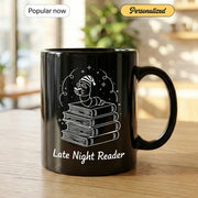 Late Night Reader - Gift Mug - Faith In My Bag is a brand operated by Gemini Clothing LLC