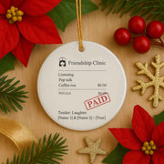 Friendship Clinic - Personalized Christmas Ornament