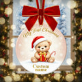 My First Christmas 2025 - Personalized Christmas Ornament - Faith In My Bag is a brand operated by Gemini Clothing LLC