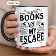 Books Are my Escape Literary - Gift Mug - Faith In My Bag is a brand operated by Gemini Clothing LLC