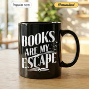 Books Are my Escape - Gift Mug - Faith In My Bag is a brand operated by Gemini Clothing LLC