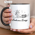 Bookworm Energy - Personalized Gift Mug - Faith In My Bag is a brand operated by Gemini Clothing LLC