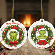 Year Grinch 2025 - Christmas Ornament - Faith In My Bag is a brand operated by Gemini Clothing LLC
