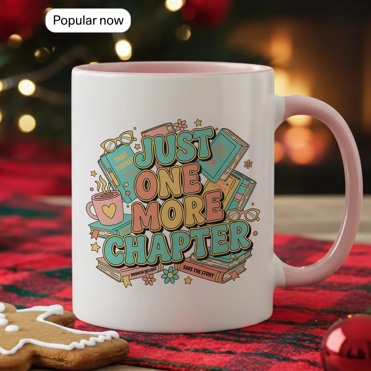 Just One More Chapter - Personalized Gift Mug - Faith In My Bag is a brand operated by Gemini Clothing LLC