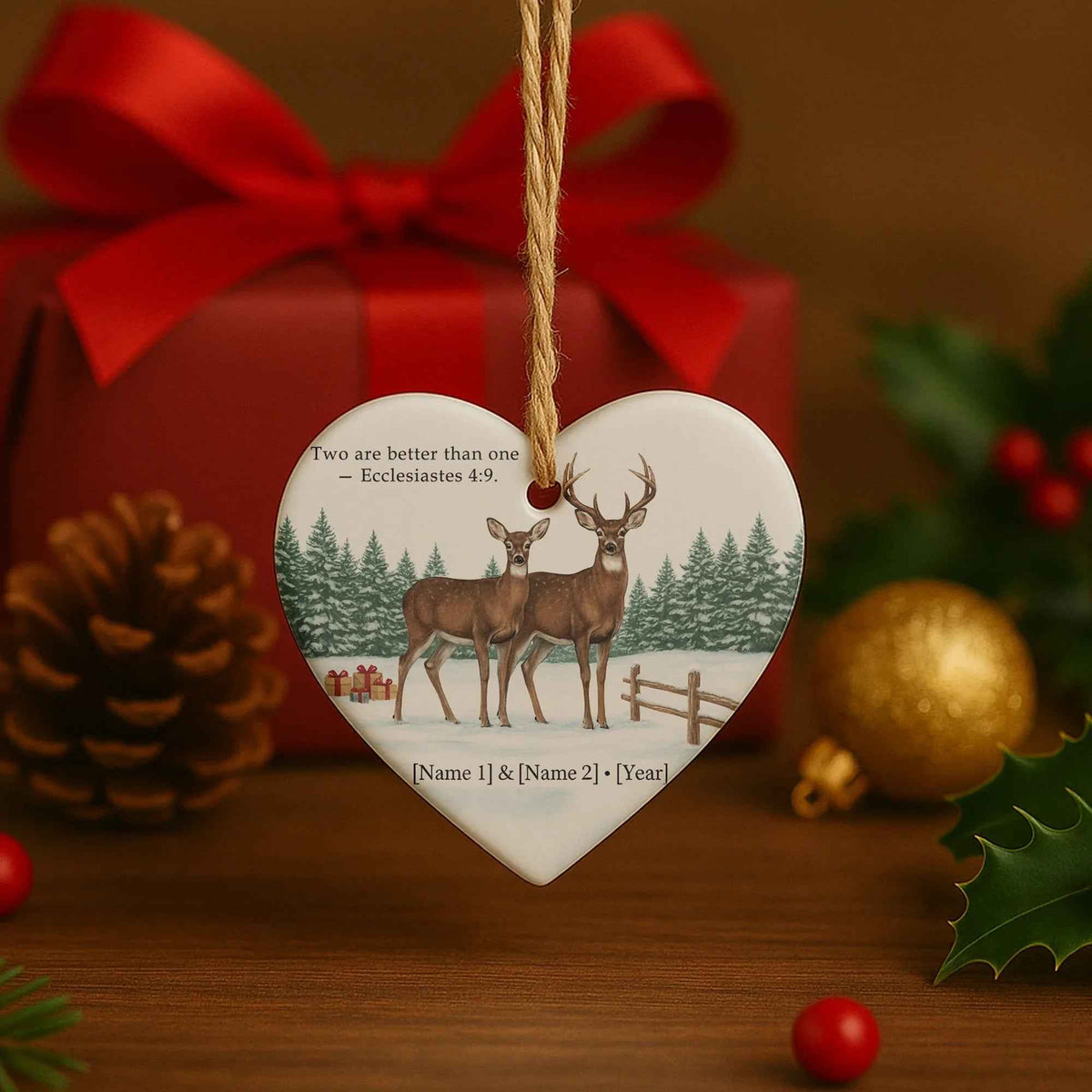 Set 3-Pack Personalized Christmas Ornament