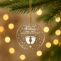 Baby's First Christmas 2025 - Personalized Christmas Ornament