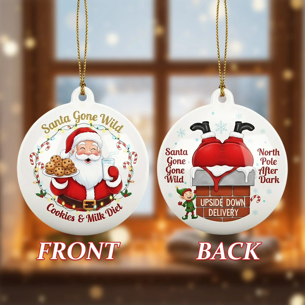 Funny Christmas 2025 - Christmas Ornament - Faith In My Bag is a brand operated by Gemini Clothing LLC