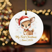 My First Christmas 2025 2026 - Personalized Christmas Ornament - Faith In My Bag is a brand operated by Gemini Clothing LLC