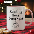 Late-Night Reading - Personalized Gift Mug - Faith In My Bag is a brand operated by Gemini Clothing LLC