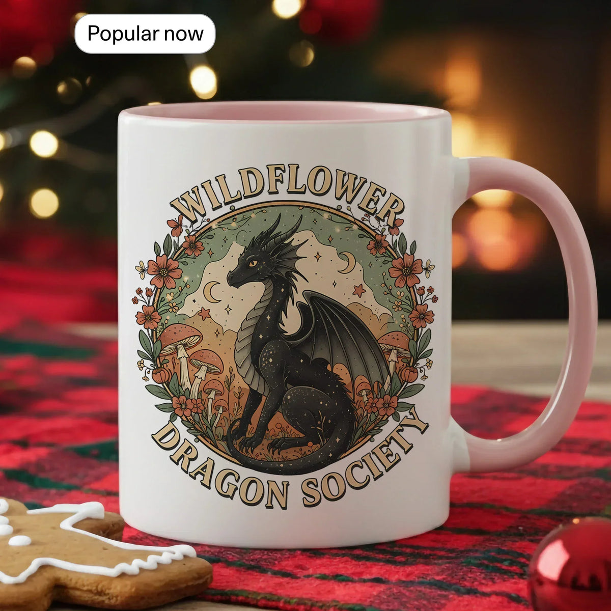 Wildflower Dragon Society Accent - Gift Mug - Faith In My Bag is a brand operated by Gemini Clothing LLC