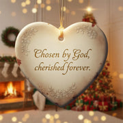 Chosen by God - Christmas Ornament - Faith In My Bag is a brand operated by Gemini Clothing LLC