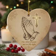 Our Silent Prayers - Christmas Ornament - Faith In My Bag is a brand operated by Gemini Clothing LLC