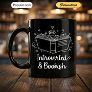 Charming Introverted & Bookish - Gift Mug - Faith In My Bag is a brand operated by Gemini Clothing LLC