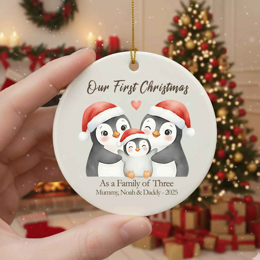 Family 2025 Personalized Christmas Ornament