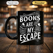 Books Are my Escape Coffee - Gift Mug - Faith In My Bag is a brand operated by Gemini Clothing LLC