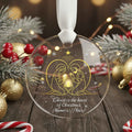 Religious Christ is the Heart of Christmas Custom Acrylic Decoration Onm37