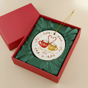 Couple 2025 2026 - Personalized Christmas Ornament - Faith In My Bag is a brand operated by Gemini Clothing LLC