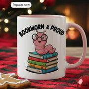 Bookworm & Proud - Gift Mug - Faith In My Bag is a brand operated by Gemini Clothing LLC