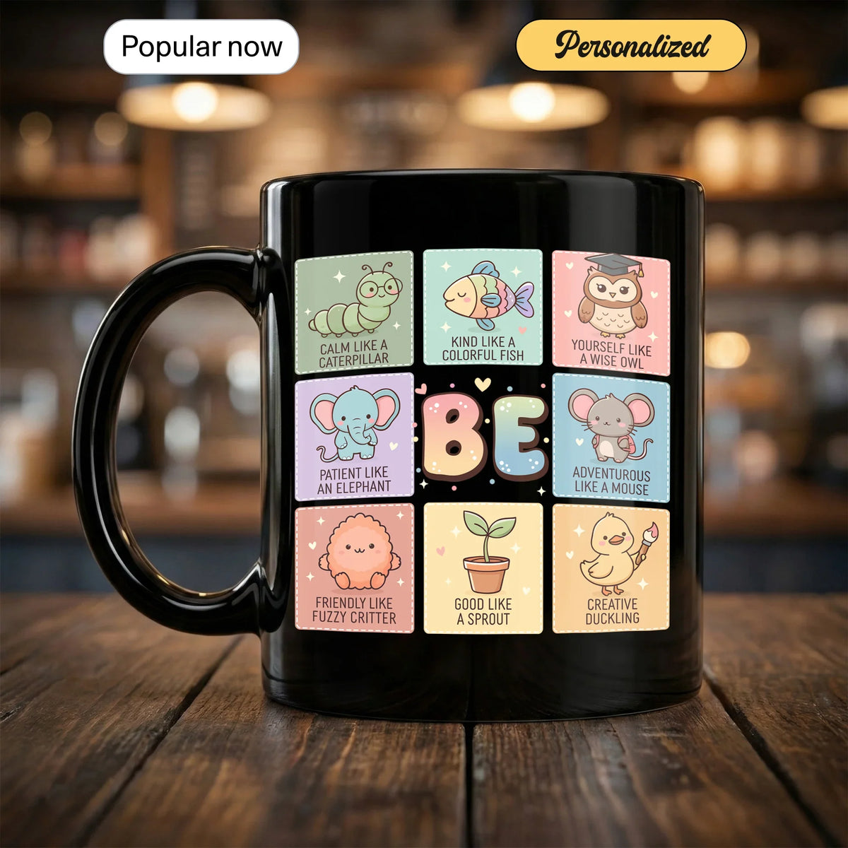 Cute Animal Motivation - Gift Mug - Faith In My Bag is a brand operated by Gemini Clothing LLC