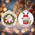 Santa Gone Wild - Christmas Ornament - Faith In My Bag is a brand operated by Gemini Clothing LLC