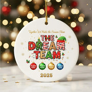 Family 2025 - Personalized Christmas Ornament - Faith In My Bag is a brand operated by Gemini Clothing LLC