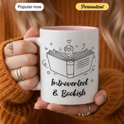 Cute Bookworm - Gift Mug - Faith In My Bag is a brand operated by Gemini Clothing LLC
