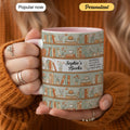 Happiness is a Cup of Coffee and a Good Book - Personalized Gift Mug - Faith In My Bag is a brand operated by Gemini Clothing LLC