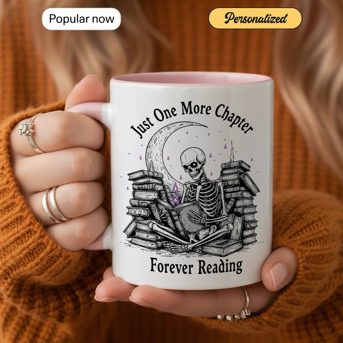 Just One More Chapter Coffee - Gift Mug - Faith In My Bag is a brand operated by Gemini Clothing LLC