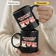 S Day ‘My Valentine is Fully Booked - Gift Mug - Faith In My Bag is a brand operated by Gemini Clothing LLC