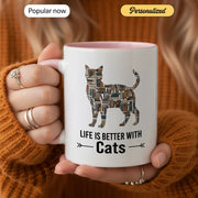 Life is Better with Cats - Gift Mug - Faith In My Bag is a brand operated by Gemini Clothing LLC
