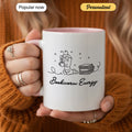 Bookworm Energy - Personalized Gift Mug - Faith In My Bag is a brand operated by Gemini Clothing LLC