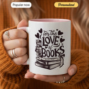 For the Love of Books Personalized Gift Mug - Faith In My Bag is a brand operated by Gemini Clothing LLC
