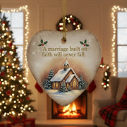 A Marriage Built On - Christmas Ornament - Faith In My Bag is a brand operated by Gemini Clothing LLC
