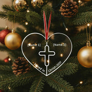 Joined in Christ 2025 Personalized Christmas Ornament