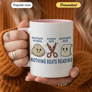 Nothing Beats Reading Coffee - Gift Mug - Faith In My Bag is a brand operated by Gemini Clothing LLC