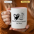 Books Are my Love Language - Personalized Gift Mug - Faith In My Bag is a brand operated by Gemini Clothing LLC