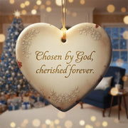 Chosen by God - Christmas Ornament - Faith In My Bag is a brand operated by Gemini Clothing LLC