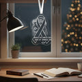 Jesus Ribbon Decor John 1:29 - Personalized Christmas Ornament - Faith In My Bag is a brand operated by Gemini Clothing LLC