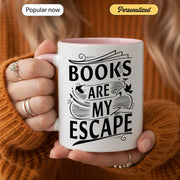 Books Are my Escape Literary - Gift Mug - Faith In My Bag is a brand operated by Gemini Clothing LLC