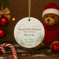 Married Little Christmas Personalized Christmas Ornament